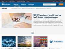 Tablet Screenshot of news.prudential.com